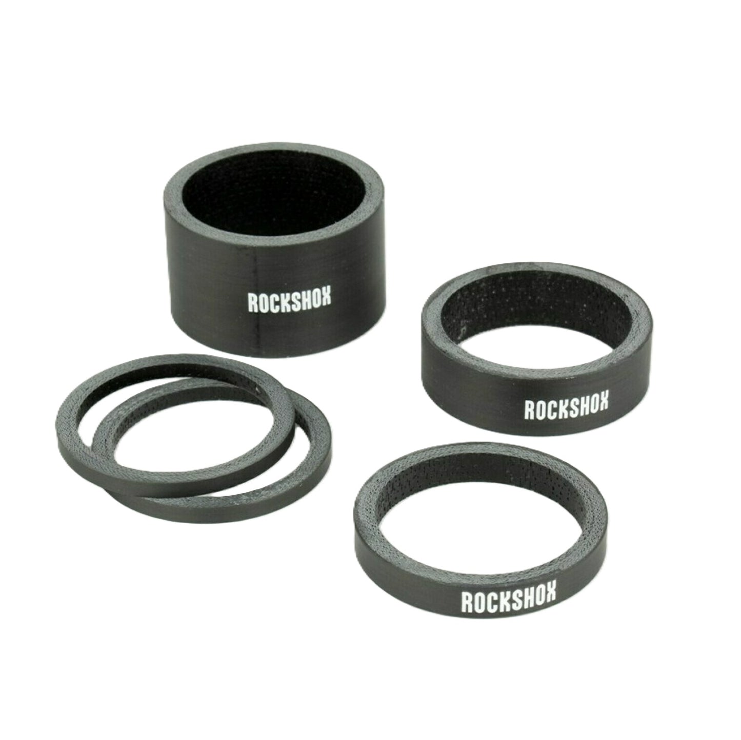 Set di distanziatori ROCKSHOX UD in carbonio da 1"1/8, nero