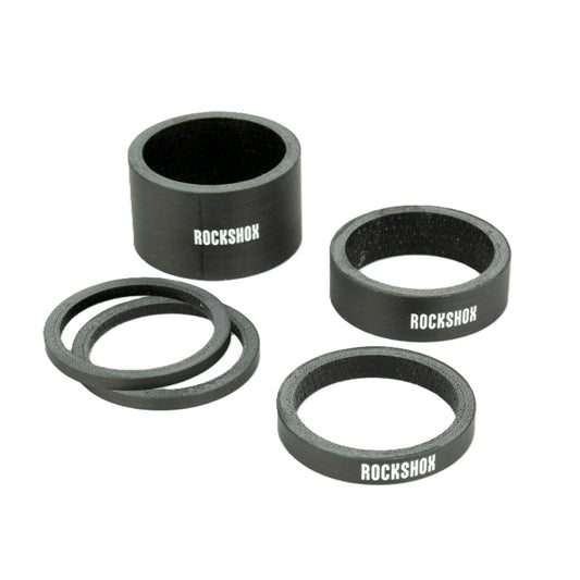 Set di distanziatori ROCKSHOX UD in carbonio da 1"1/8, nero