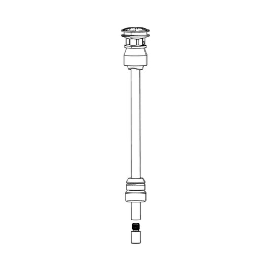 Kit asta pneumatica DEBONAIR ROCKSHOX 100 mm-29" (35 mm) per SID C1 (2021) — illustrazione tecnica