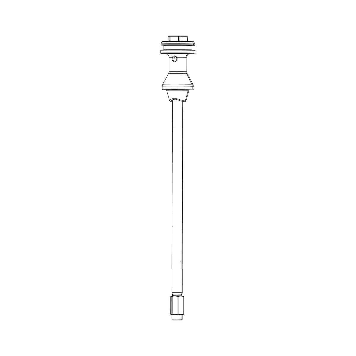 Kit asta pneumatica DEBONAIR ROCKSHOX 160 mm-27,5"/29" (38 mm) per DOMAIN B1+ (2022+) — illustrazione tecnica