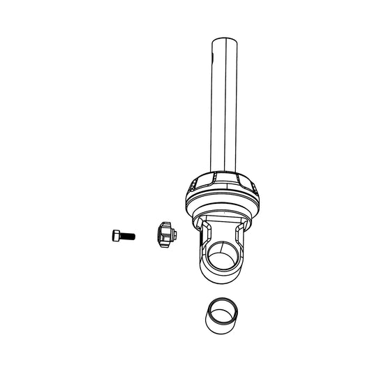 Gruppo stelo ammortizzatore ROCKSHOX SUPER DELUXE COIL A1-A2 — illustrazione tecnica