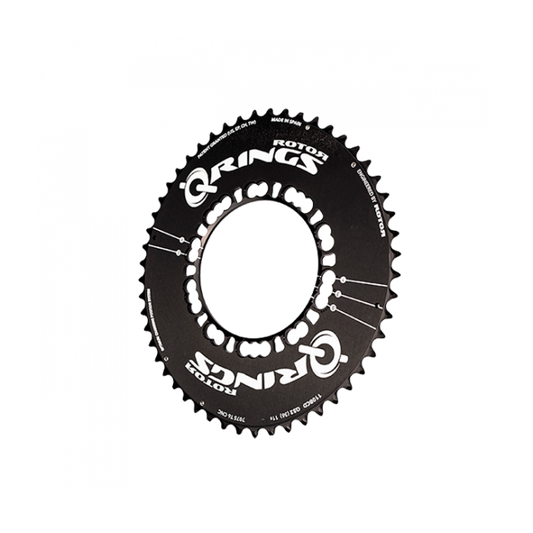 Anelli ovali da esterno 10V/11V ROTOR Q-RINGS AERO 110mm 5 fori