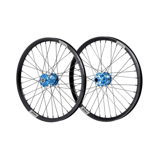 Coppia di Ruote PRIDE 20" (406mm) Control V2 Disc Helium M24 Assali 20/15mm Blu