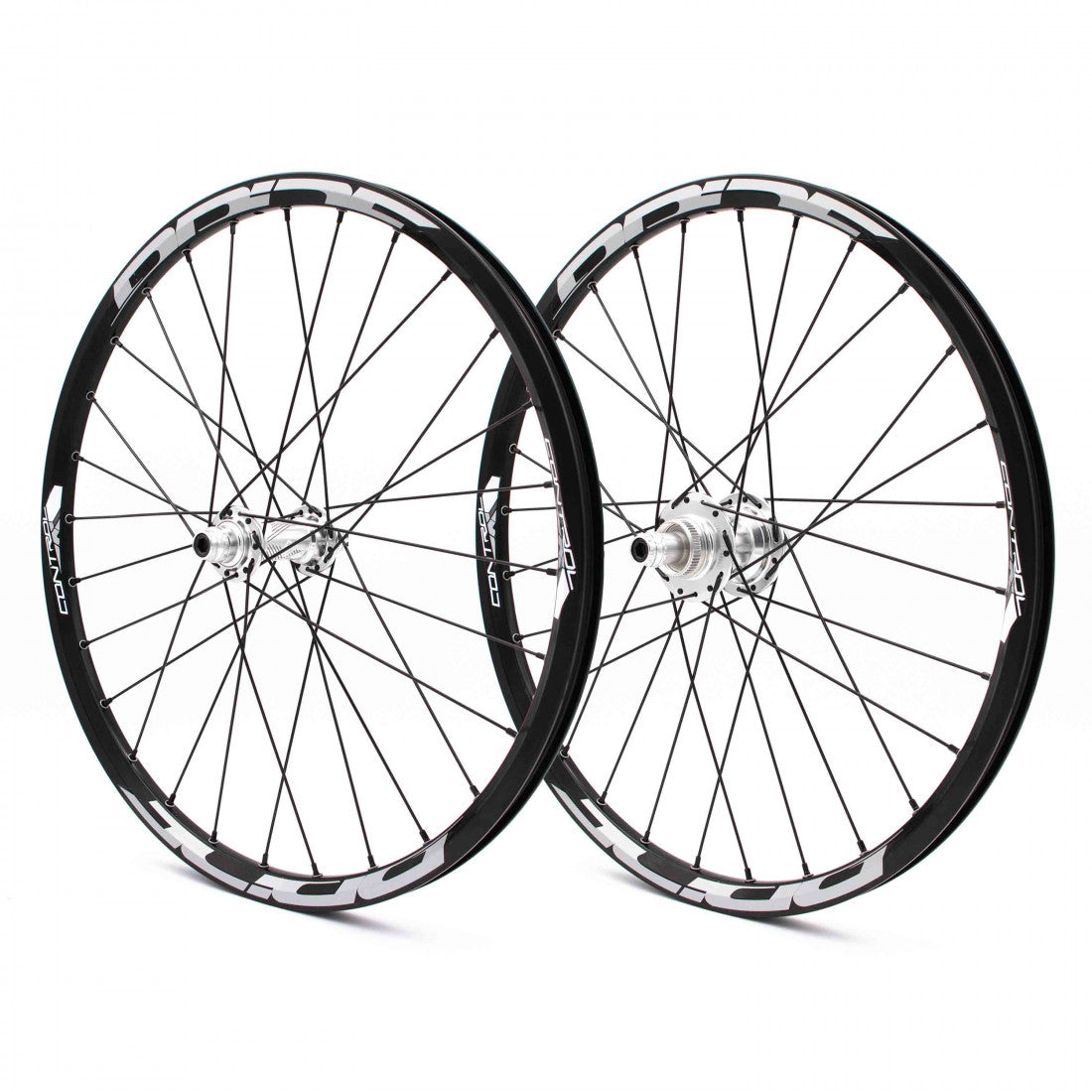 Coppia di Ruote PRIDE 20" (451mm) Control V2 Disc Assi 10/15mm Polish