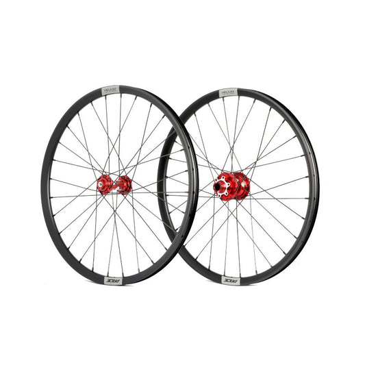 Coppia di Ruote PRIDE 20" (451mm) Control V2 Disc Helium M21 Assi 10/15mm Rosso