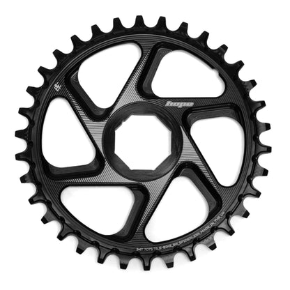 Piatto Mono HOPE R22 9/10/11/12V Direct Mount E-Bike BROSE Nero
