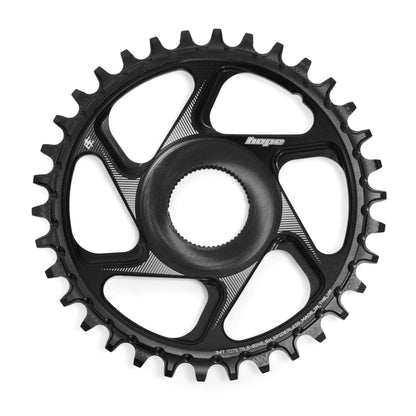Piatto Mono HOPE R22 9/10/11/12V Direct Mount E-Bike SHIMANO Nero