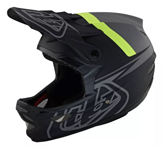 Casco MTB TROY LEE DESIGNS D3 FIBERLITE Grigio