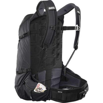 Zaino con Protezione Dorsale EVOC TRAIL PRO BLACKLINE 26 L Nero