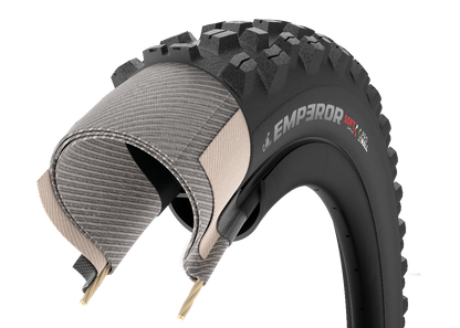 Copertone PIRELLI SCORPION EMPEROR 27.5x2.40 Medium ProWall Tubeless Ready a cerchietto pieghevole nero/argento