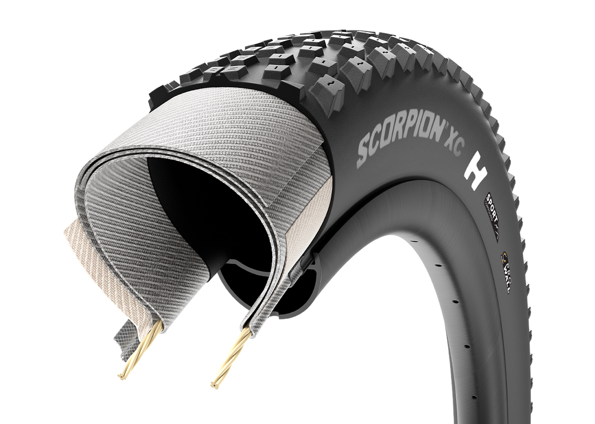 Copertone PIRELLI SCORPION SPORT XC H ProWall 29x2.20 Tubeless Ready, pieghevole, nero