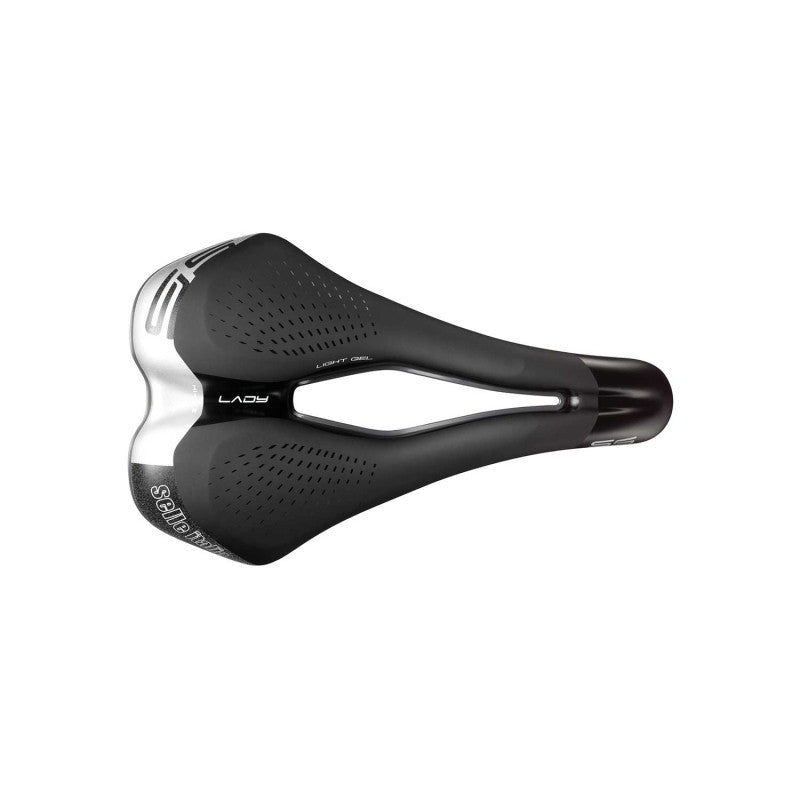 Sella SELLE ITALIA S 5 LADY SUPERFLOW L da donna, binari FEC, nera