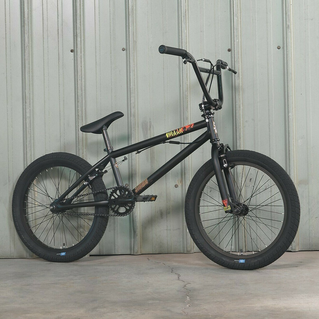 BMX SIBMX DRAAK 20" Nero opaco