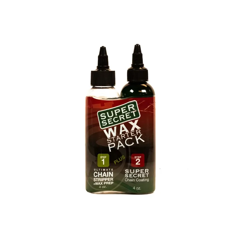 SILCA CHAIN STRIPPER e SUPER SECRET Confezione di preparazione e lubrificazione della catena 2x120ml