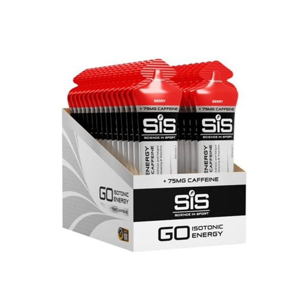 SIS GO ISOTONIC ENERGY Gel energetico alla caffeina (60 ml) Frutti rossi