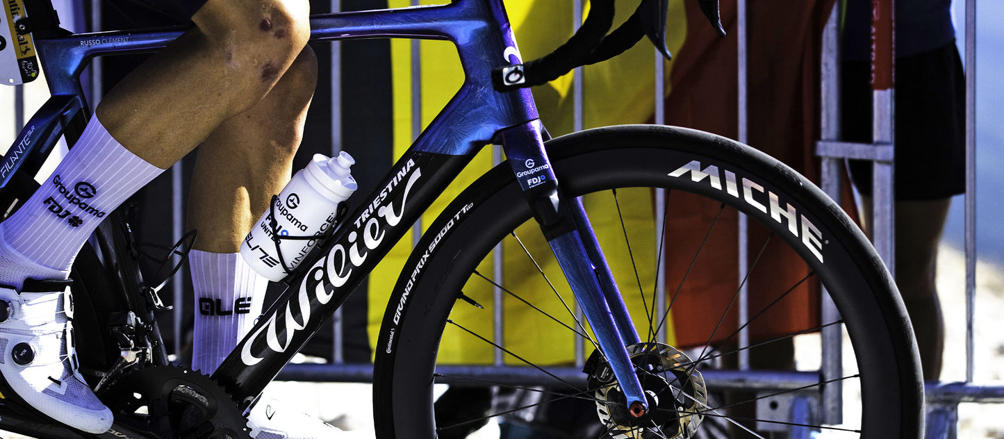 Coppia di ruote MICHE KLEOS RD DX50 Tubeless Ready (Center Lock) Team Edition