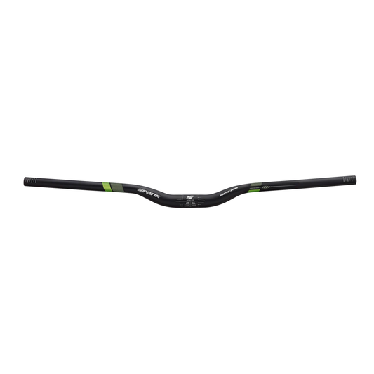 Manubrio SPANK SPIKE 800 VIBROCORE Rise 30mm 31.8/800mm Nero / Verde