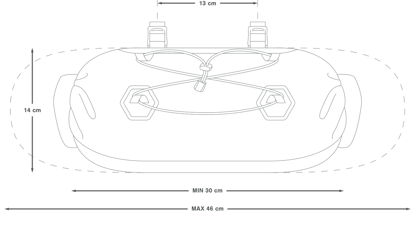 Borsa da manubrio APIDURA EXPEDITION HANDLEBAR PACK 9 L Nero