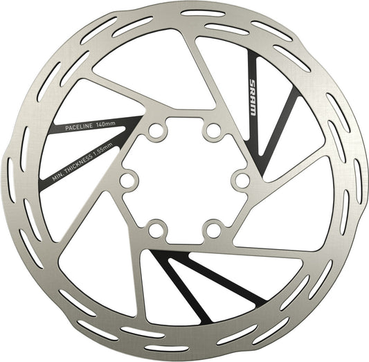 Raggio SRAM PACELINE a 6 fori argento/nero