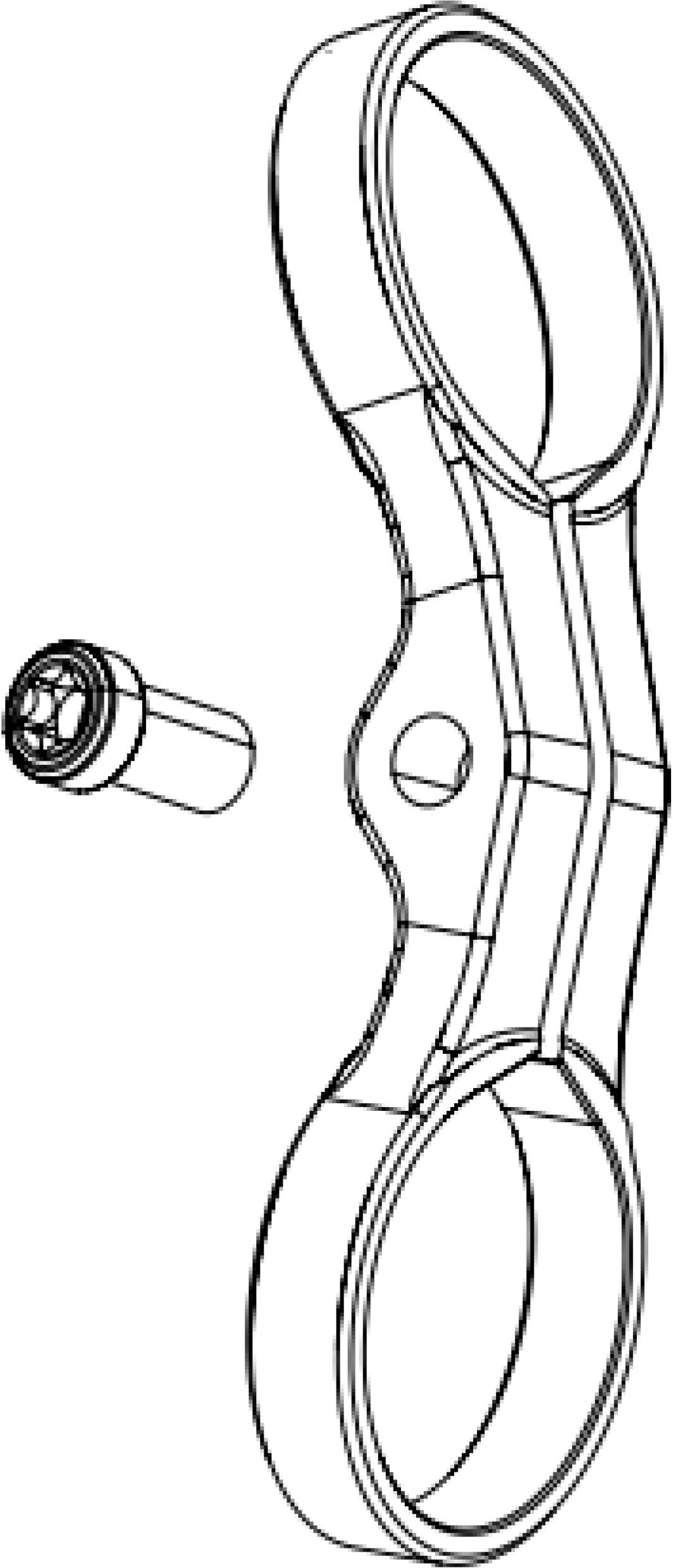 Morsetto di fissaggio destro/sinistro SRAM per comando POD AXS INFINITE