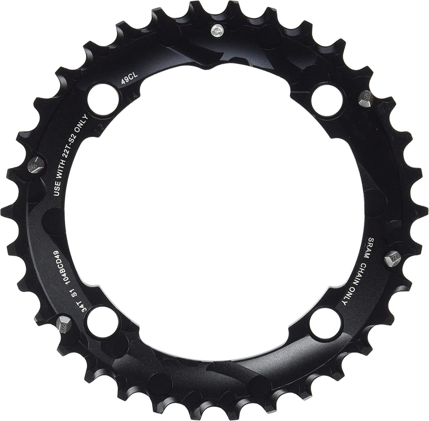 Corona esterna SRAM MTB 104BCD 10V 4 fori 104mm