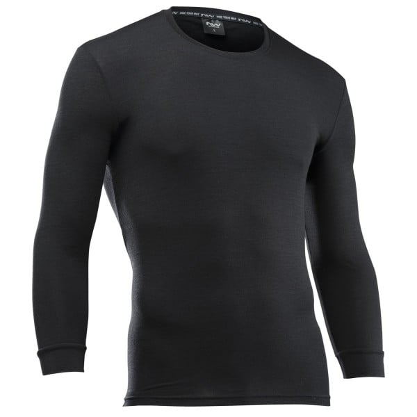 Maglia intima NORTHWAVE SURFACE MERINO a maniche lunghe nera
