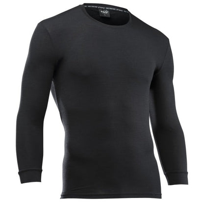 Maglia intima NORTHWAVE SURFACE MERINO a maniche lunghe nera