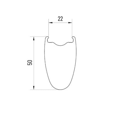 Coppia di Ruote MICHE SWR EVO DX 50 DISC Tubeless Ready (Center Lock)
