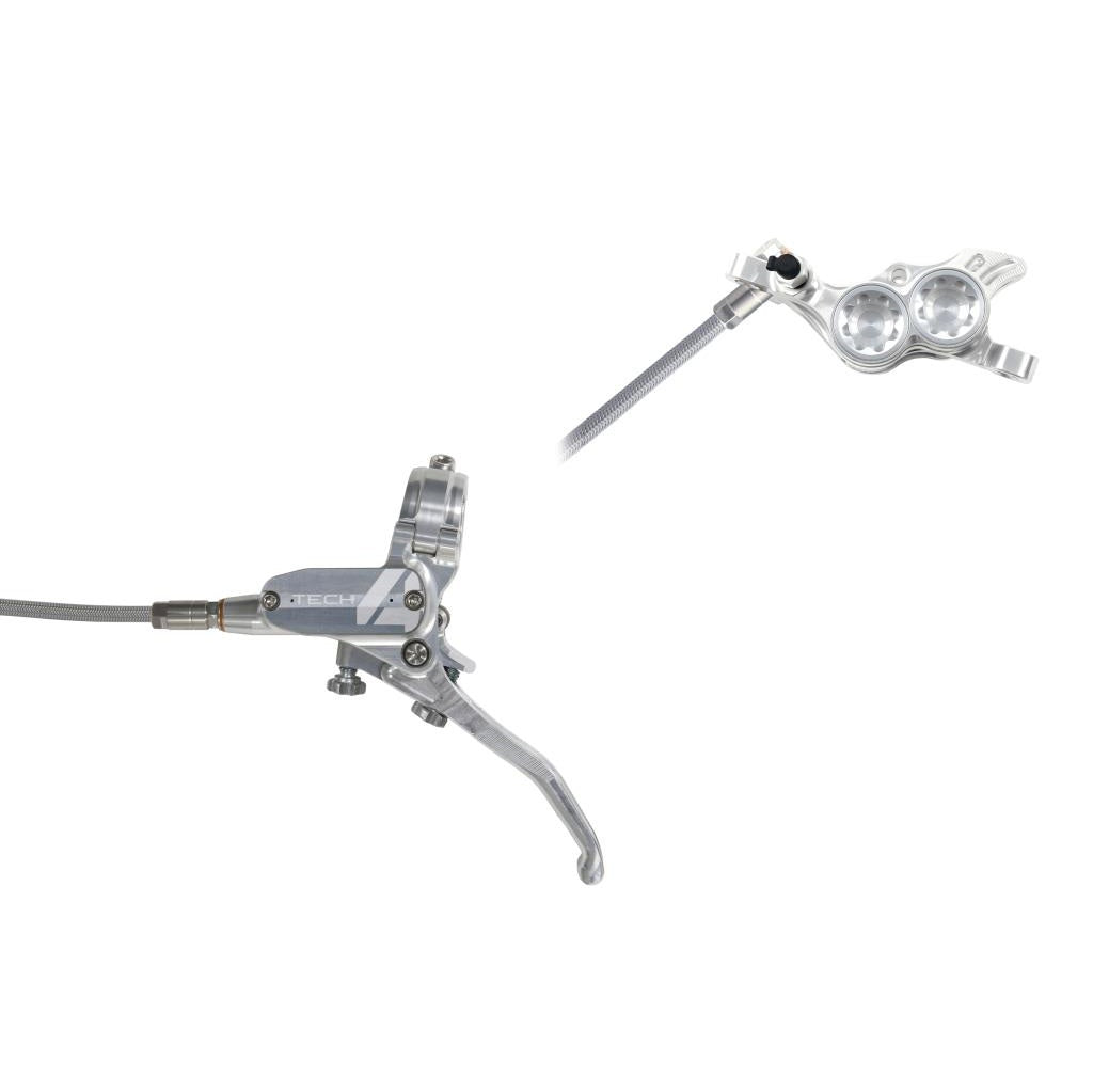HOPE TECH 4 E4 Tubo freno aviazione anteriore Argento