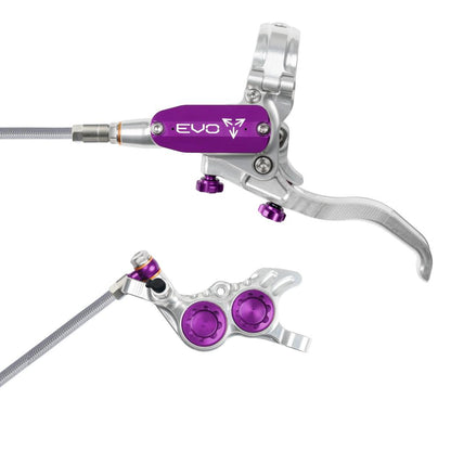 Freno Anteriore HOPE TECH 4 EVO GR4 Aviation Argento/Viola