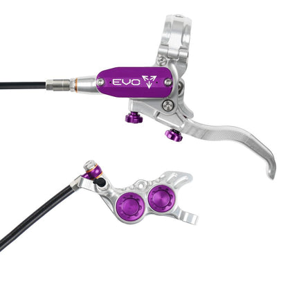 Freno Anteriore HOPE TECH 4 EVO GR4 Argento/Viola