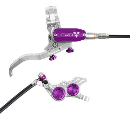 Freno Posteriore HOPE TECH 4 EVO GR4 Argento/Viola