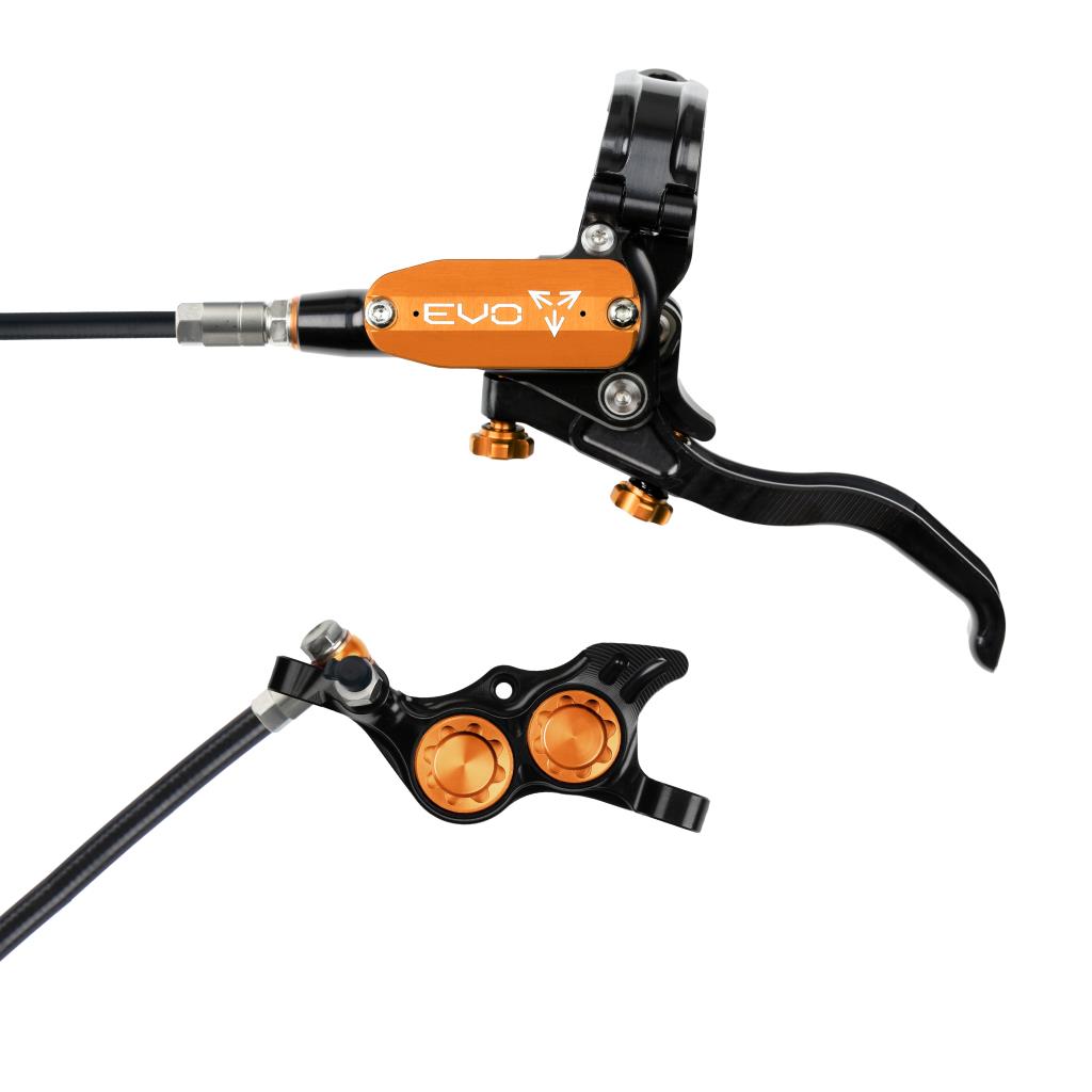 HOPE TECH 4 EVO TR4 freno anteriore Nero/Arancione