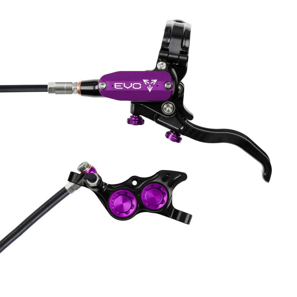 HOPE TECH 4 EVO TR4 Freno anteriore nero/viola
