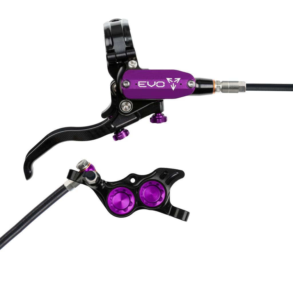 HOPE TECH 4 EVO TR4 Freno posteriore nero/viola