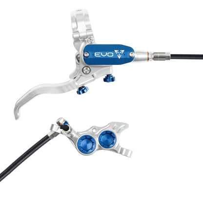 Freno Posteriore HOPE TECH 4 EVO TR4 Argento/Blu