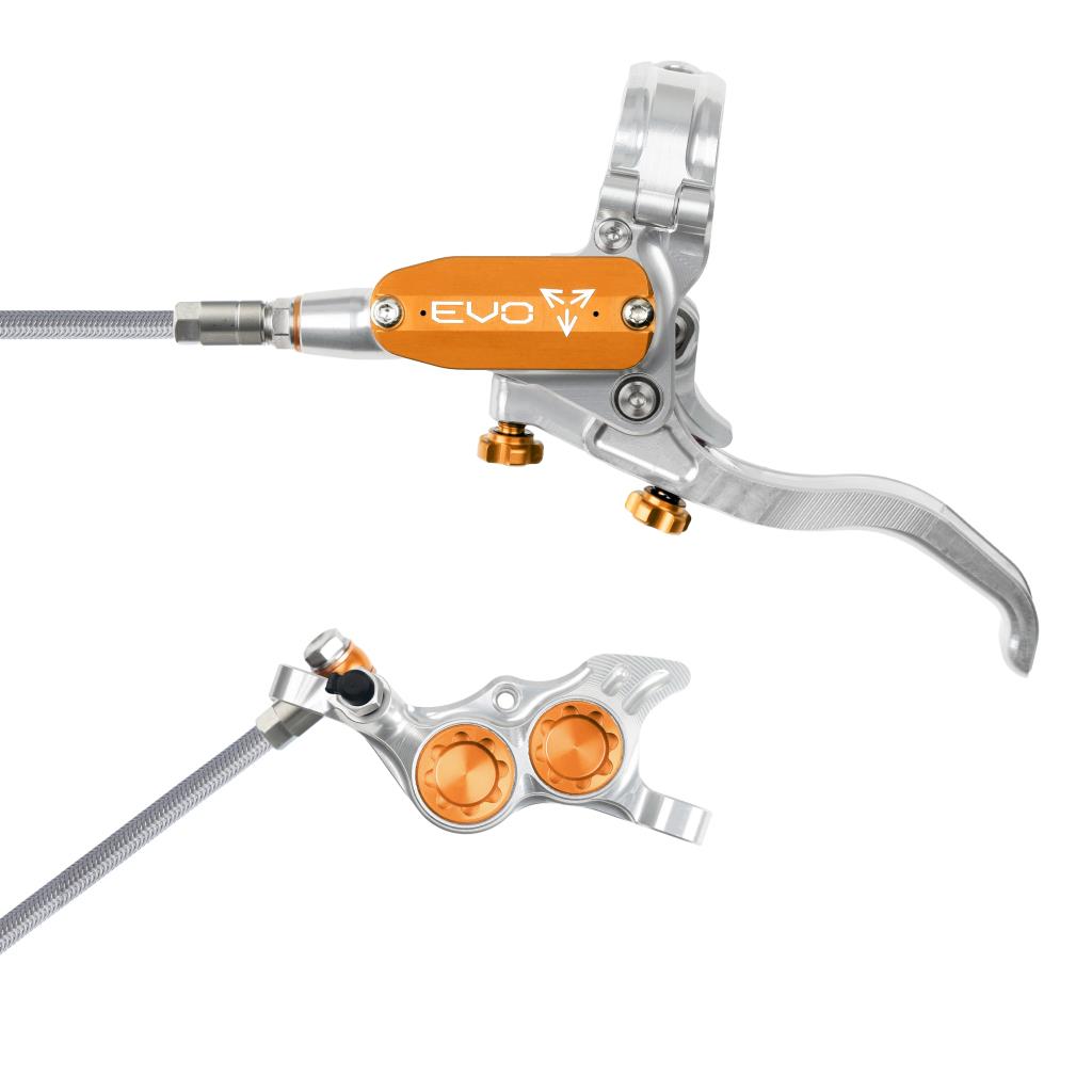 HOPE TECH 4 EVO TR4 Aviation Freno anteriore Argento/Arancio