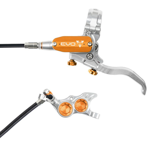 HOPE TECH 4 EVO TR4 Freno anteriore Argento/Arancione