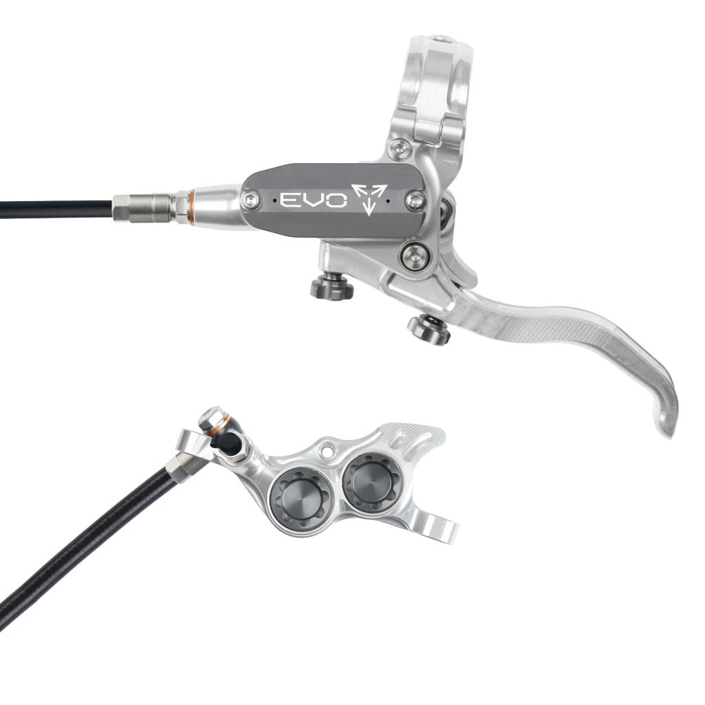 Freno anteriore HOPE TECH 4 EVO TR4 Argento/Smoke