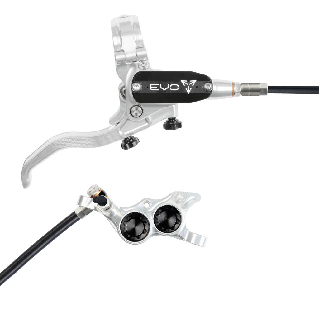 HOPE TECH 4 EVO TR4 Freno posteriore Argento/Nero