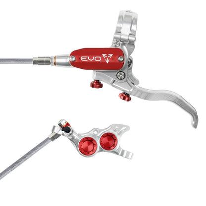 Freno Anteriore HOPE TECH 4 EVO TR4 Aviation Argento/Rosso