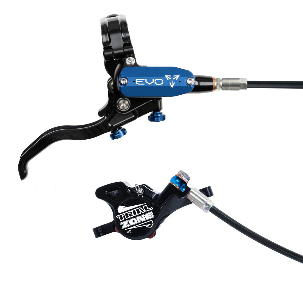 Freno posteriore HOPE TECH 4 EVO TRIAL ZONE N9, blu