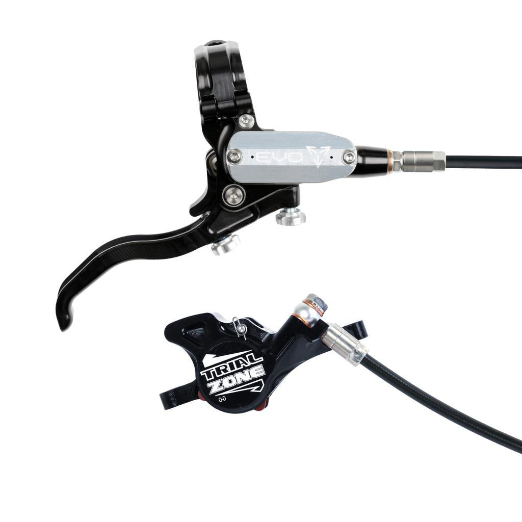 HOPE TECH 4 EVO TRIAL ZONE N9 freno posteriore, Argento