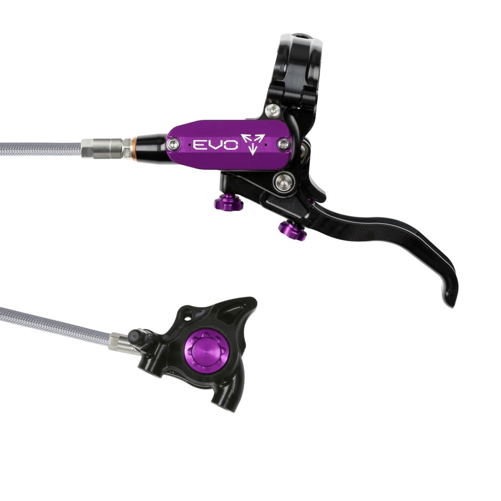 HOPE TECH 4 EVO X2 FM Aviation Freno anteriore Nero/Viola