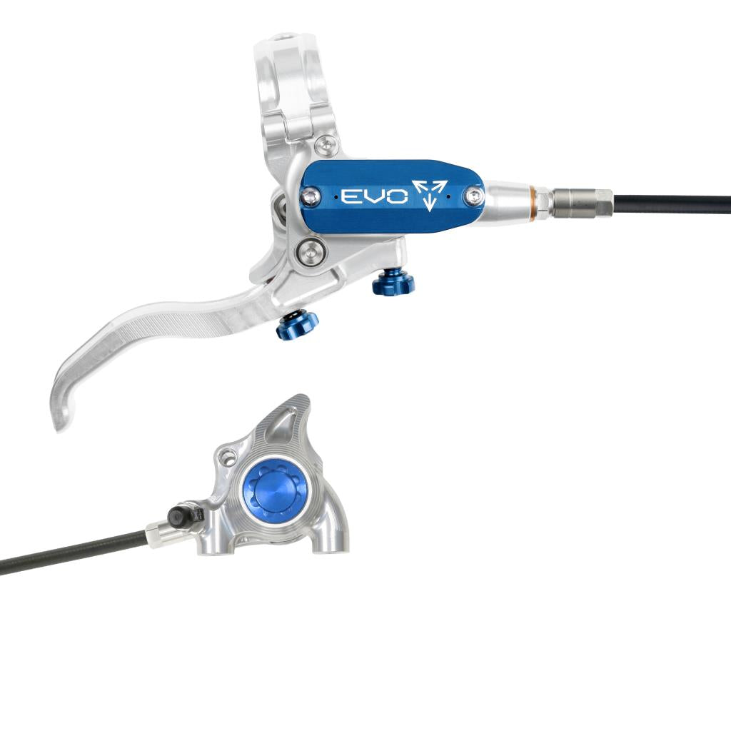 HOPE TECH 4 EVO X2 FM Freno posteriore Argento/Blu