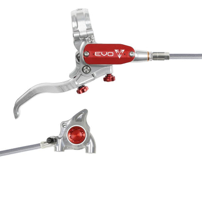 Freno Posteriore HOPE TECH 4 EVO X2 FM Aviation Argento/Rosso