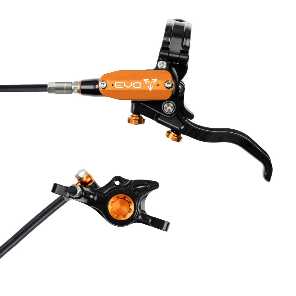 HOPE TECH 4 EVO X2 PM freno anteriore Nero/Arancione