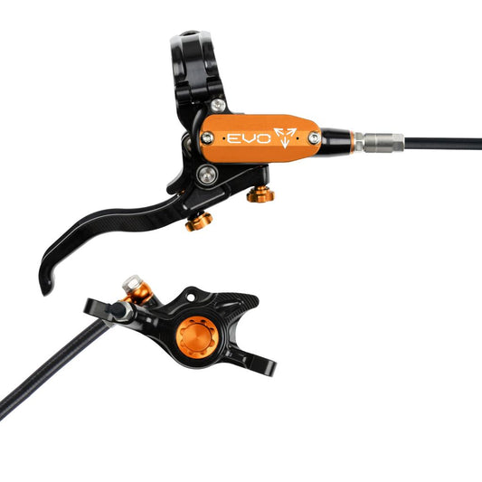 Freno posteriore HOPE TECH 4 EVO X2 PM Nero/Arancione