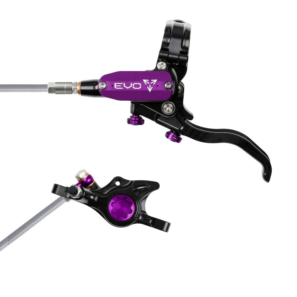 HOPE TECH 4 EVO X2 PM Aviation Freno anteriore Nero/Viola