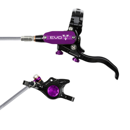 Freno Anteriore HOPE TECH 4 EVO X2 PM Aviation Nero/Viola
